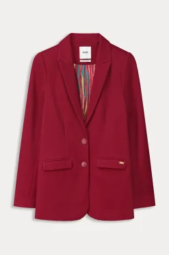 Co-Ords|Suits>POM Amsterdam BLAZER Burgundy Red