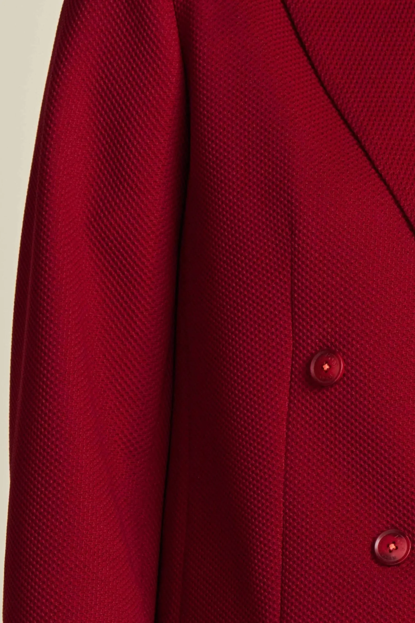 Co-Ords|Suits>POM Amsterdam BLAZER Short Burgundy Red