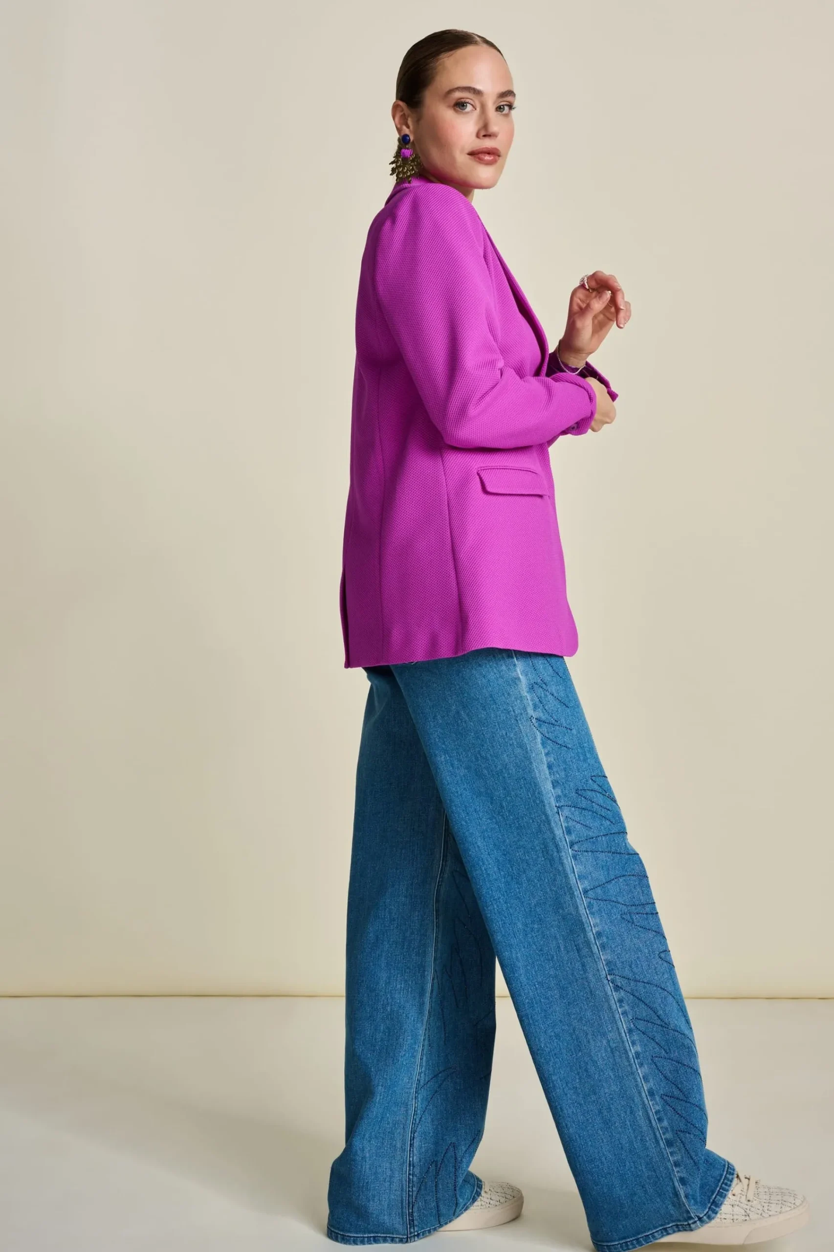 Co-Ords|Suits>POM Amsterdam BLAZER Cactus Pink
