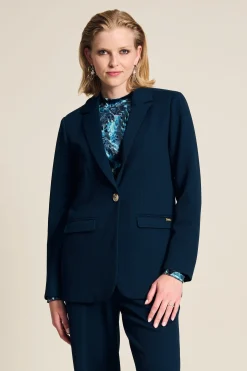 Co-Ords|Suits>POM Amsterdam BLAZER Chloé Eternal Blue