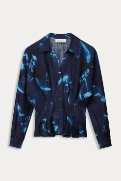 Blouses>POM Amsterdam BLOUSE Feathers and Florals