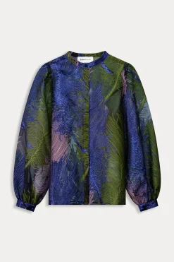 Blouses>POM Amsterdam BLOUSE Festive Feathers