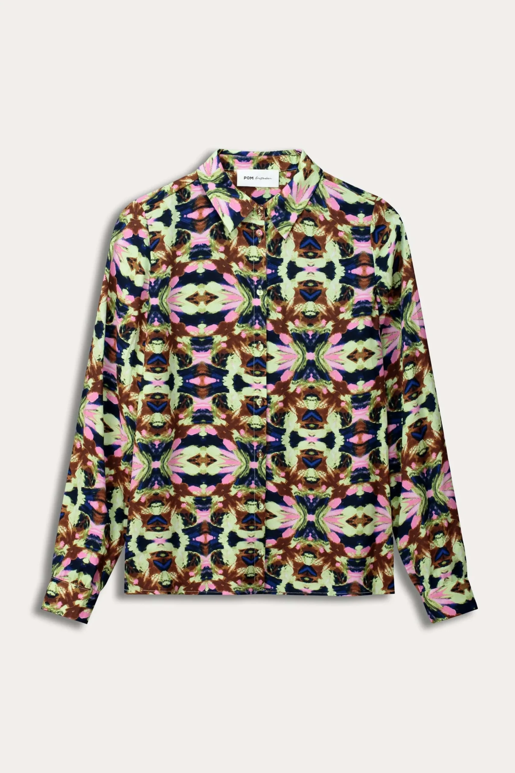 Blouses>POM Amsterdam BLOUSE Mila Butterfly Sky