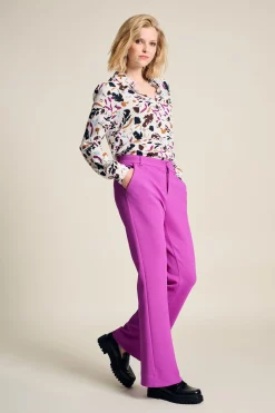 Blouses>POM Amsterdam BLOUSE Mila Featherfest Ecru
