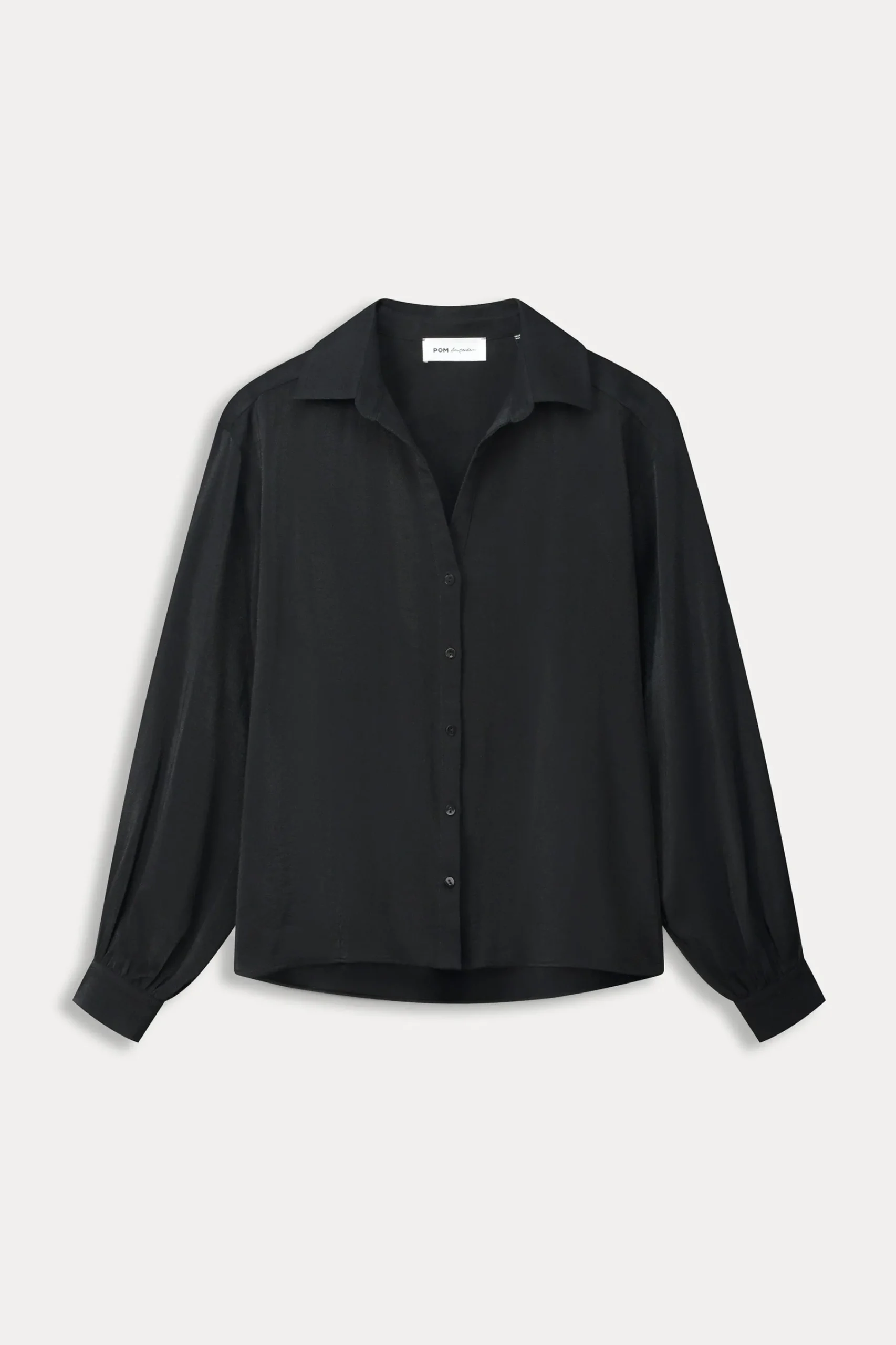 Co-Ords|Blouses>POM Amsterdam BLOUSE Violet Shimmer Black
