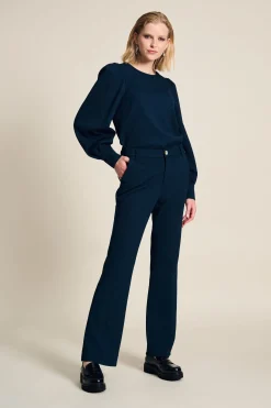 Co-Ords|Broeken>POM Amsterdam BROEK Liv Eternal Blue
