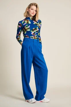 Co-Ords|Broeken>POM Amsterdam BROEK Shimmer Blue