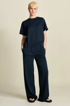 Co-Ords|Broeken>POM Amsterdam BROEK Suzi Dark Navy