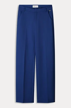 Broeken>POM Amsterdam BROEK Wide Leg Mid Blue