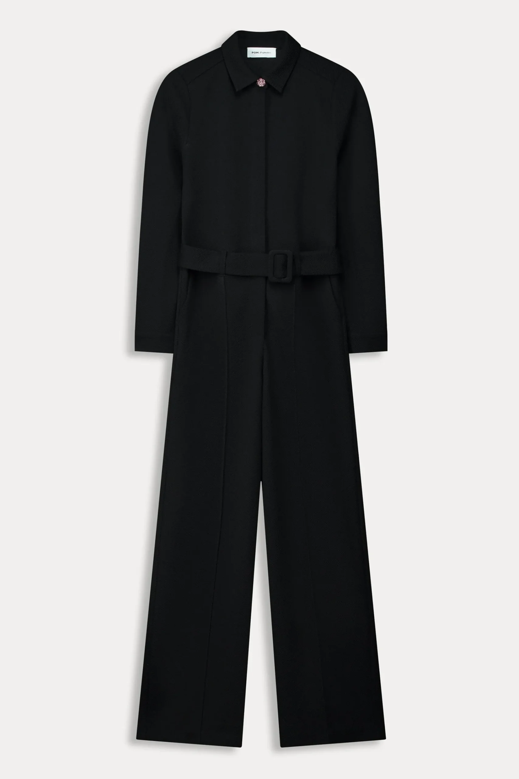 Jumpsuits>POM Amsterdam JUMPSUIT Black