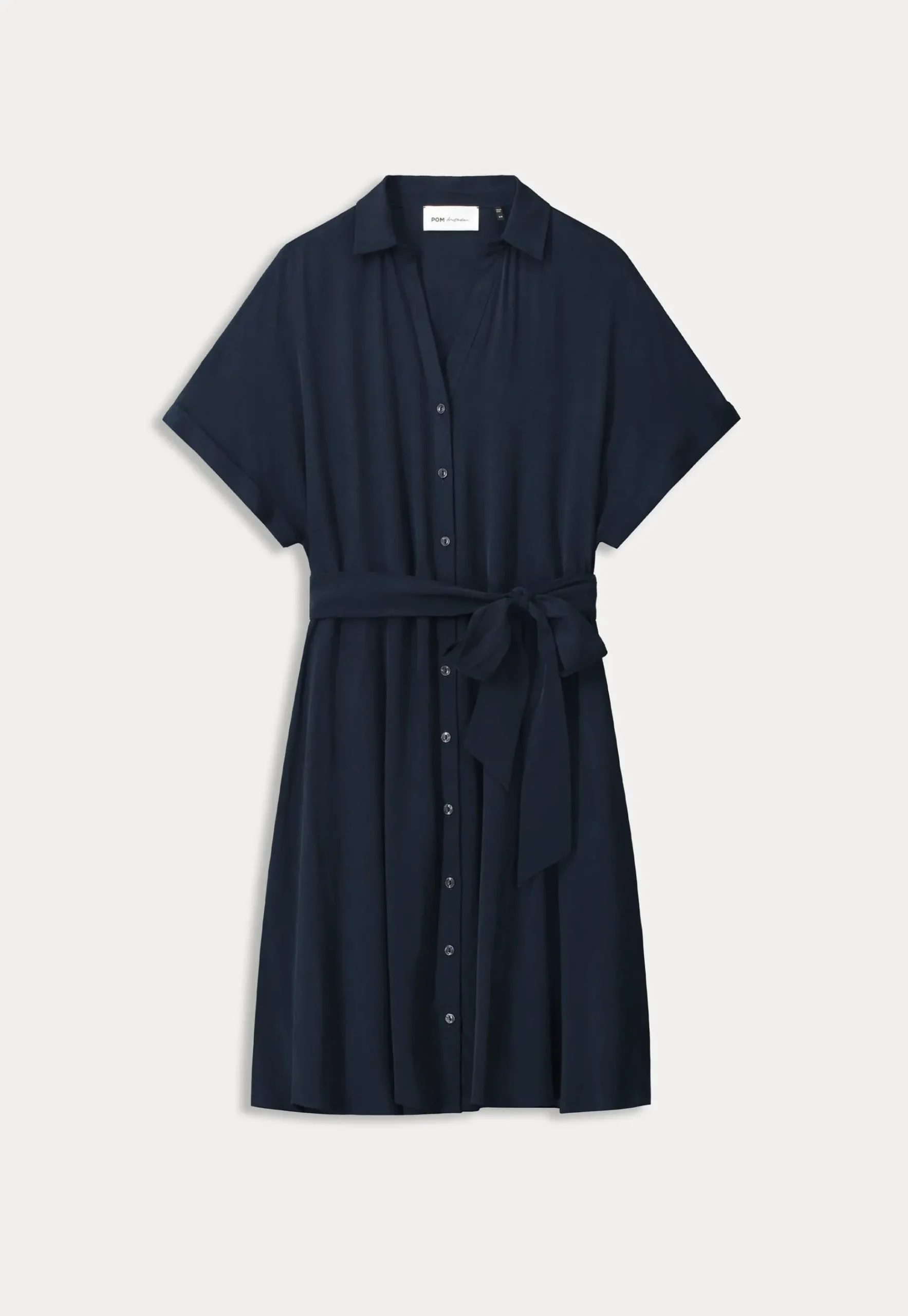 Jurken>POM Amsterdam JURK Bobby Lynn Dark Navy