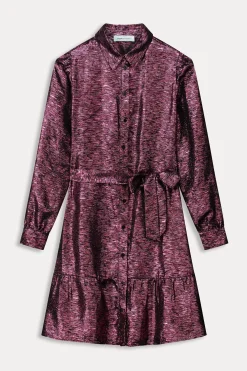 Jurken>POM Amsterdam JURK Festive Pink