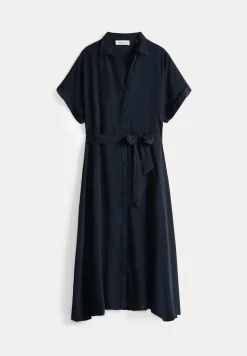 Jurken>POM Amsterdam JURK Lynn Dark Navy
