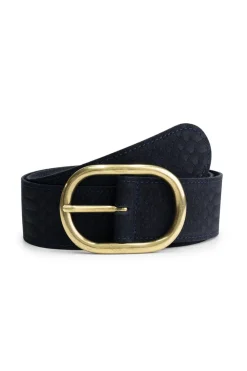 Riemen>POM Amsterdam RIEM Olivia Suede Navy