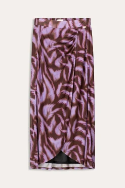 Rokken>POM Amsterdam ROK Feathers Brown