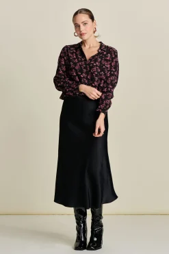 Rokken>POM Amsterdam ROK Satin Black