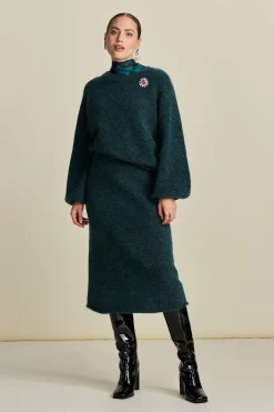 Co-Ords|Rokken>POM Amsterdam ROK Teal Green