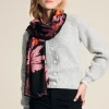 Sjaals>POM Amsterdam SJAAL Big Blooming Pink