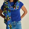 Sjaals>POM Amsterdam SJAAL Butterfly Blue