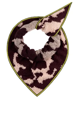 Sjaals>POM Amsterdam SJAAL Camo Red Pink