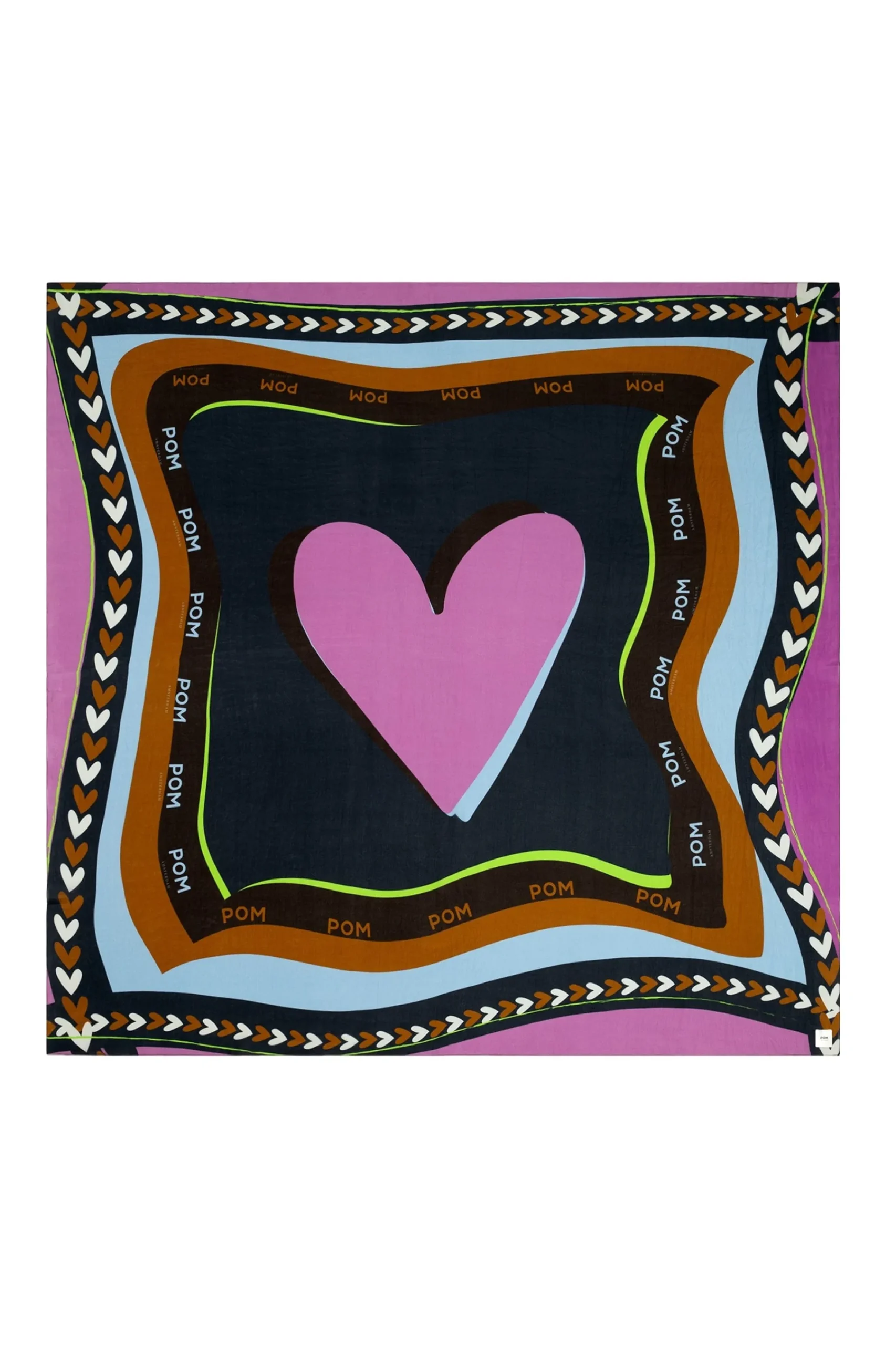Sjaals>POM Amsterdam SJAAL Silk Heart
