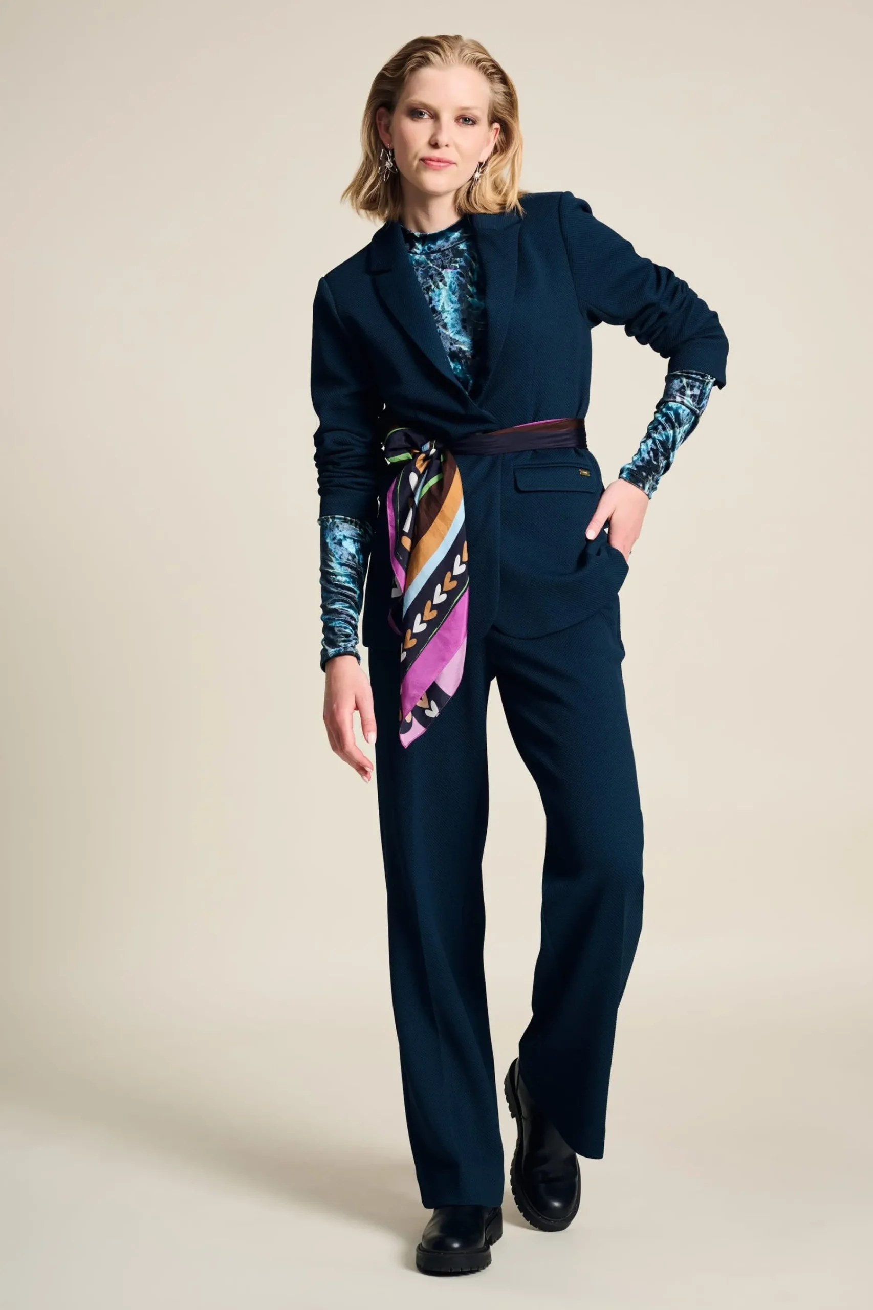 Sjaals>POM Amsterdam SJAAL Silk Heart