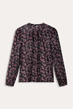 Tops & Turtlenecks>POM Amsterdam TOP Mesh Blooming Pink