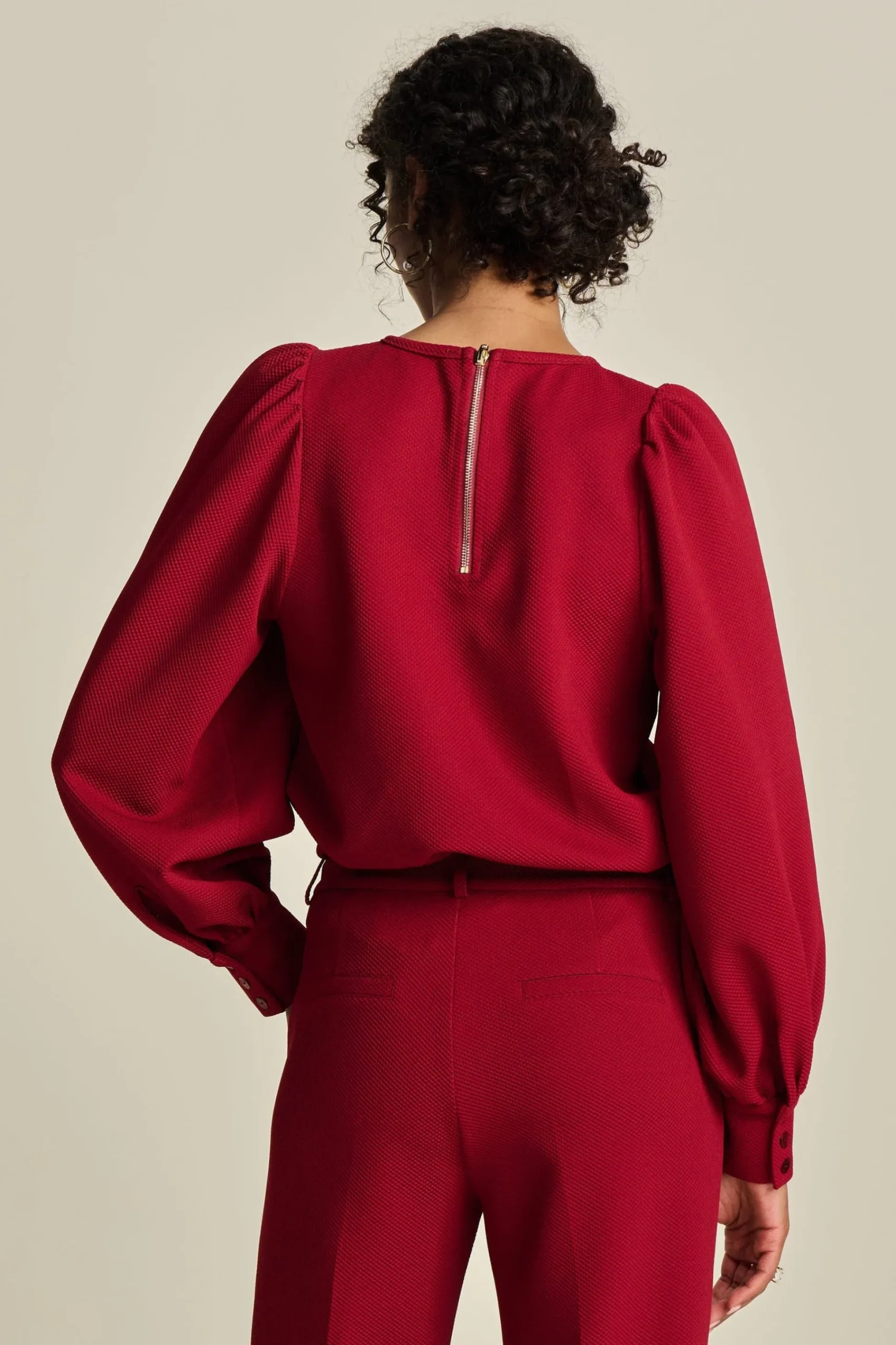 Tops & Turtlenecks>POM Amsterdam TOP Burgundy Red