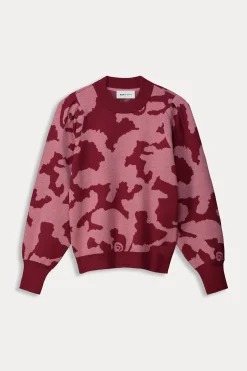 Truien & Vesten>POM Amsterdam TRUI Camo Red