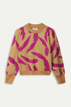Truien & Vesten>POM Amsterdam TRUI Feathers Sparkle