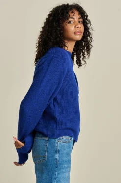 Truien & Vesten>POM Amsterdam VEST Bright Blue